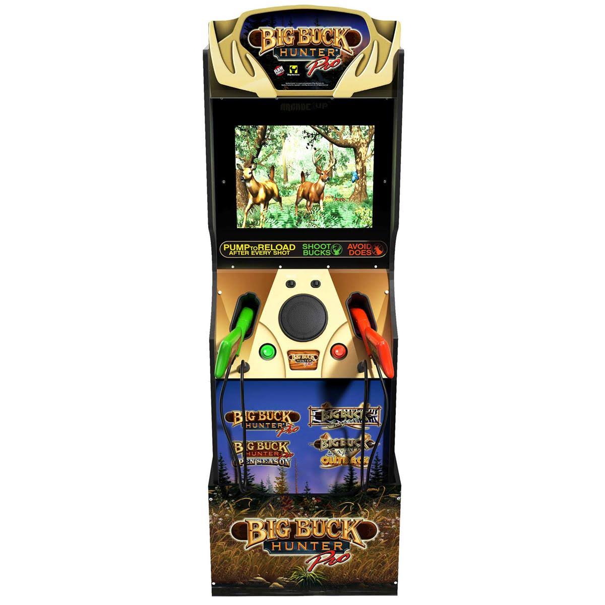 Big Buck Hunter Arcade Game with Riser J67599