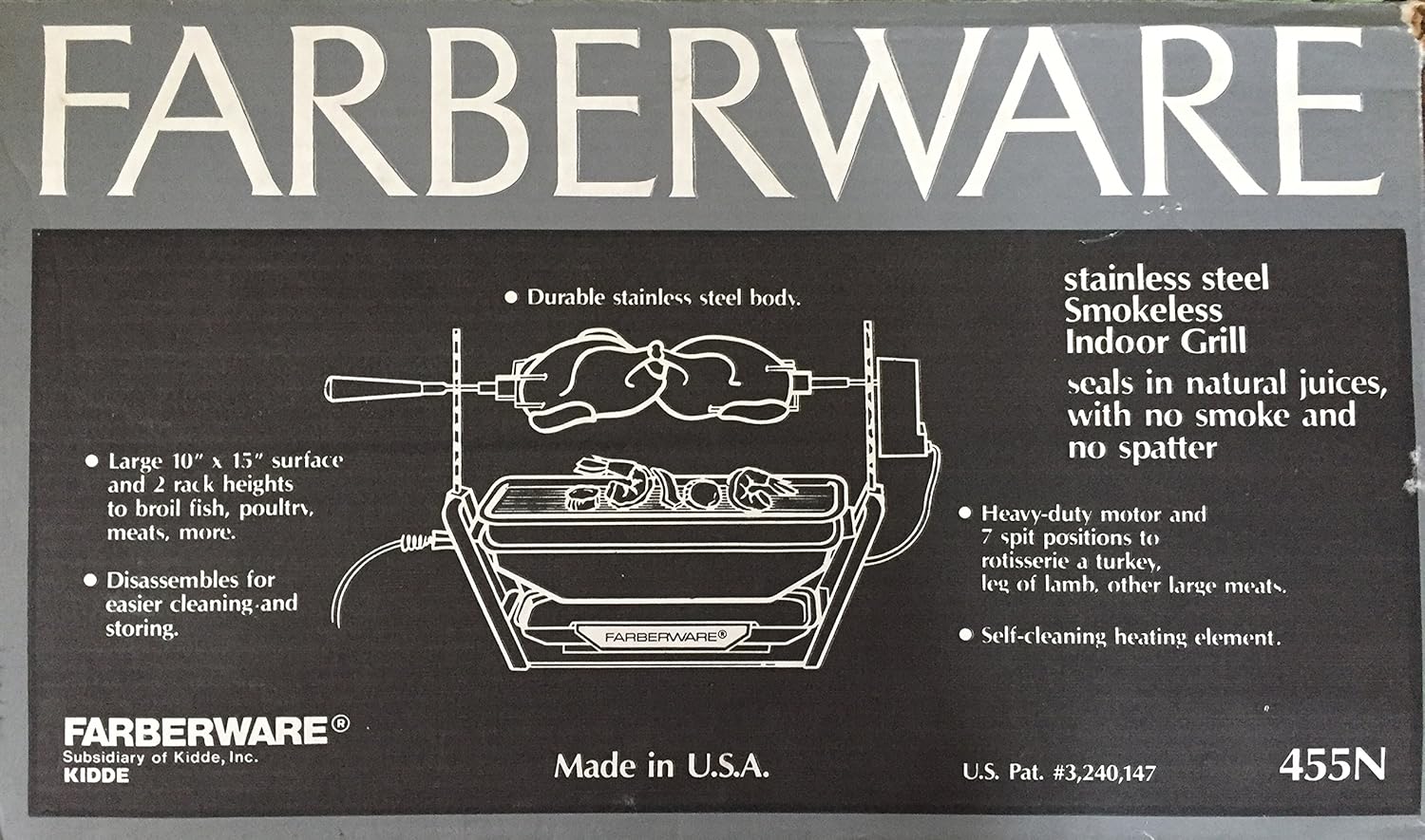 Electric Broiler and Rotisserie K94229