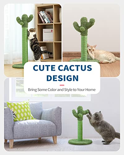 34" Tall Cat Scratching Post with Sisal Rope M85419