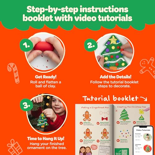 Air Dry Clay Ornament DIY Set K84711