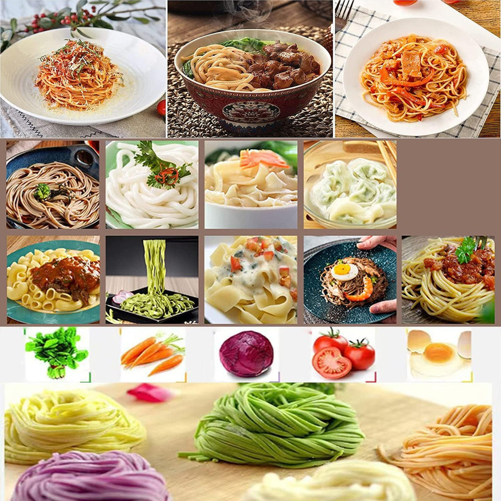 260W Electric Pasta Maker with 13 Noodle Molds V202