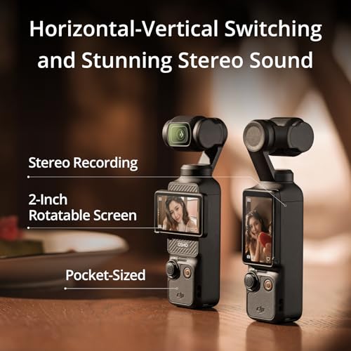 DJI Osmo Pocket 3 Capture More Combo, Vlogging Camera with 1'' CMOS & 4K/120fps Video, 3-Axis Stabilization, Fast Focusing, Face/Object Tracking, 2" Rotatable Touchscreen M714643