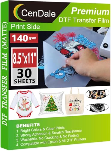 30 A4 Sheets, 14oz White Medium DTF Powder, Direct-to-Film Transfer M56371