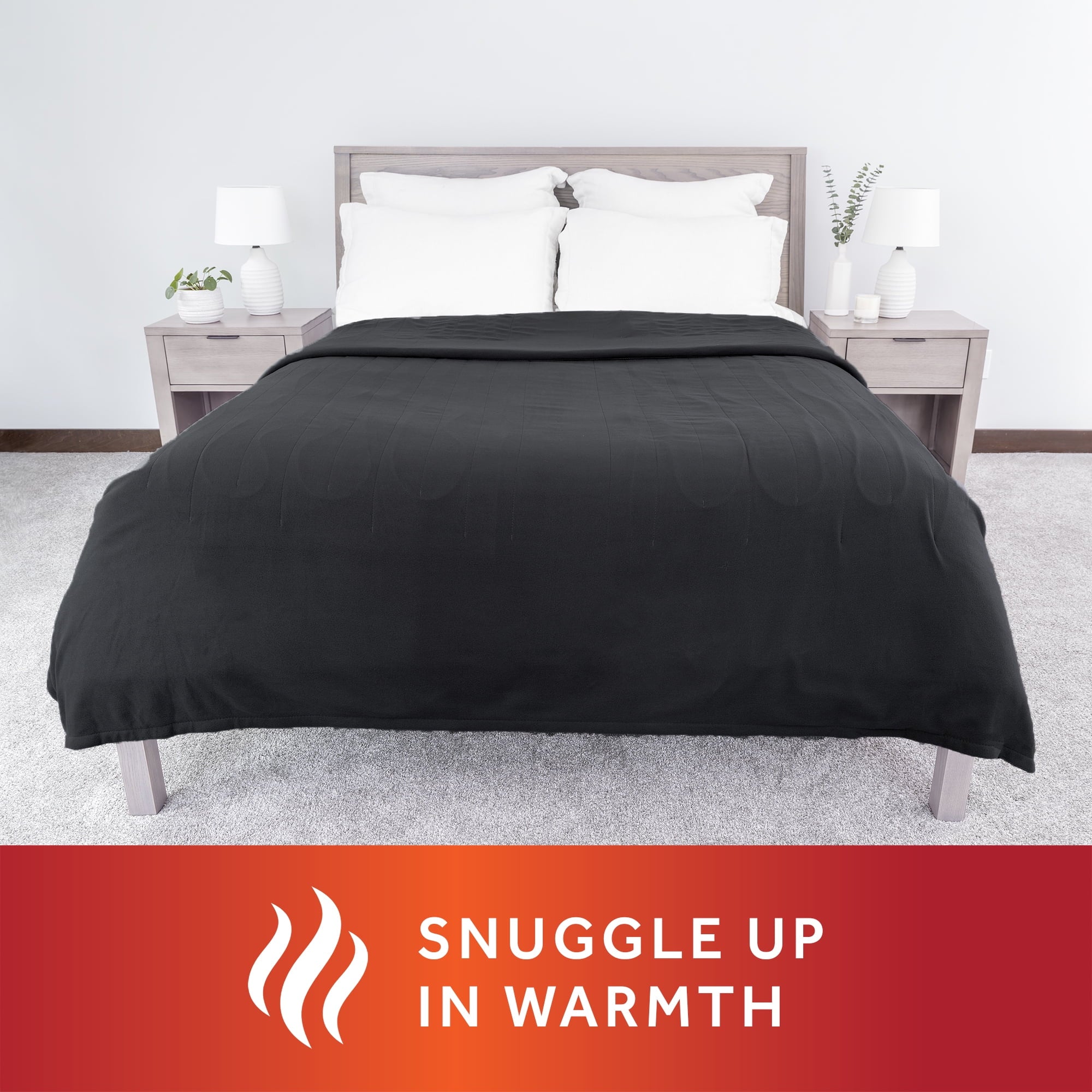 Full Fleece Heated Electric Blanket J20316