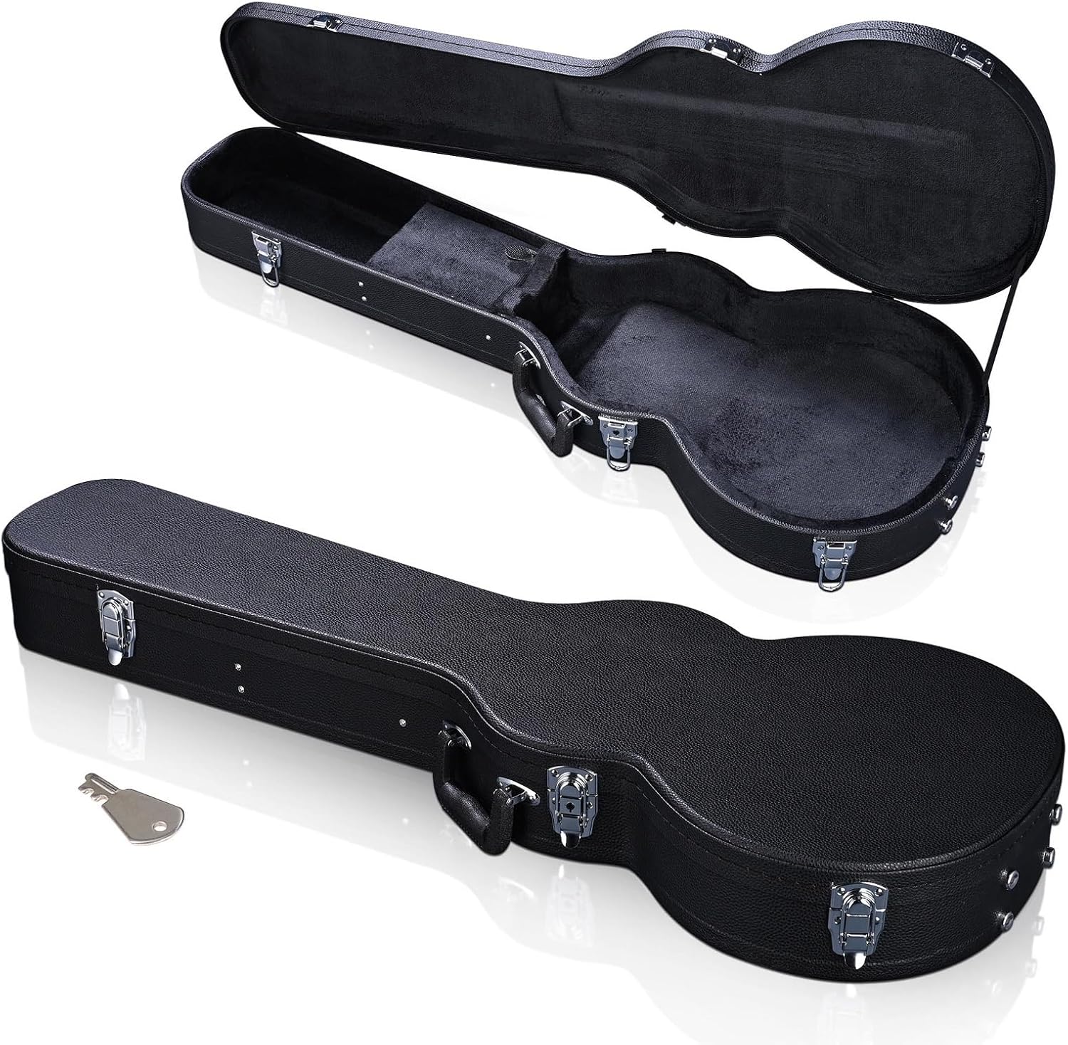 Black Lockable Electric Guitar Hard Case L423281