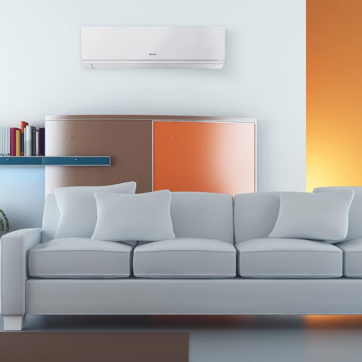 42,000 BTU Dual-Zone Wall Mount Mini Split Air Conditioner Heat Pump 208/230V SEER 21 Y136642
