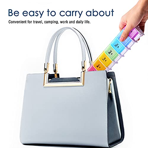Monthly Pill Organizer 2 Times A Day, 30 Day Medicine Organizer, AM PM Pill Cases, 4 Week Pill Box C73008