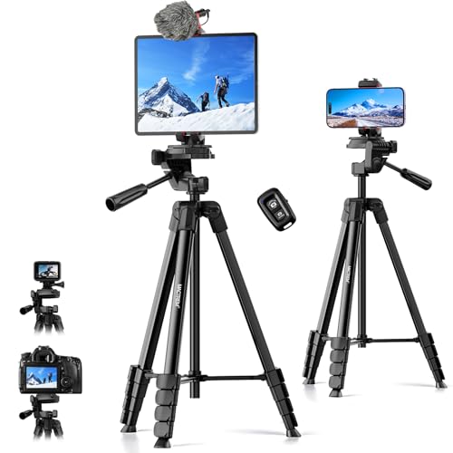 67" Aluminum Tripod with Phone Holder & Wireless Remote P667958