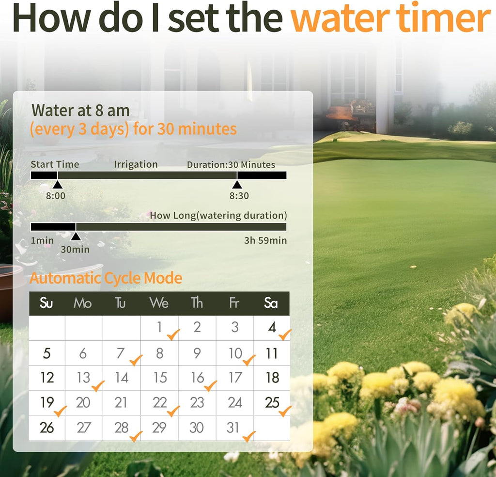 Programmable 2 Zone Water Hose Timer with Rain Delay E962918