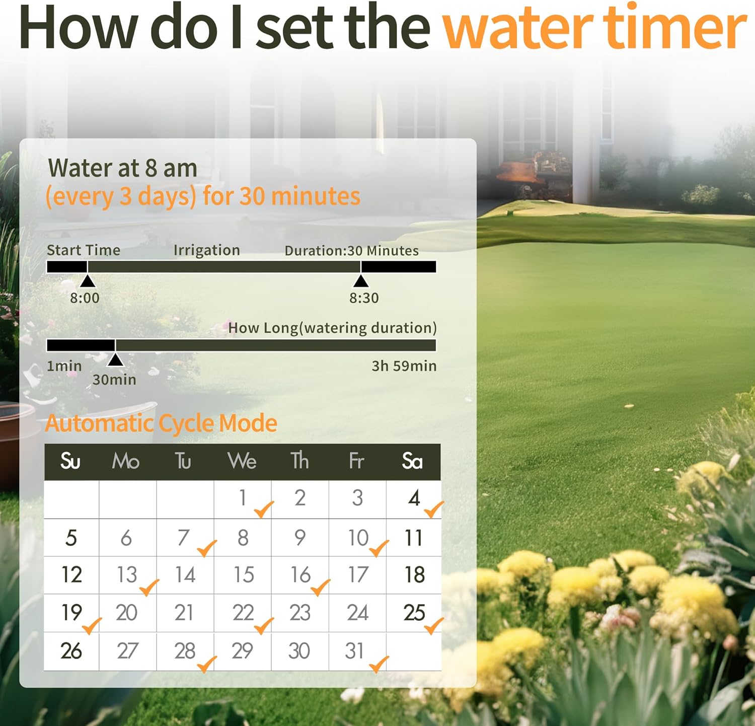 Programmable 2 Zone Water Hose Timer with Rain Delay E962918