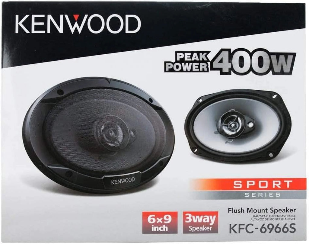 6" x 9" 3-Way Coaxial Car Speakers I4206