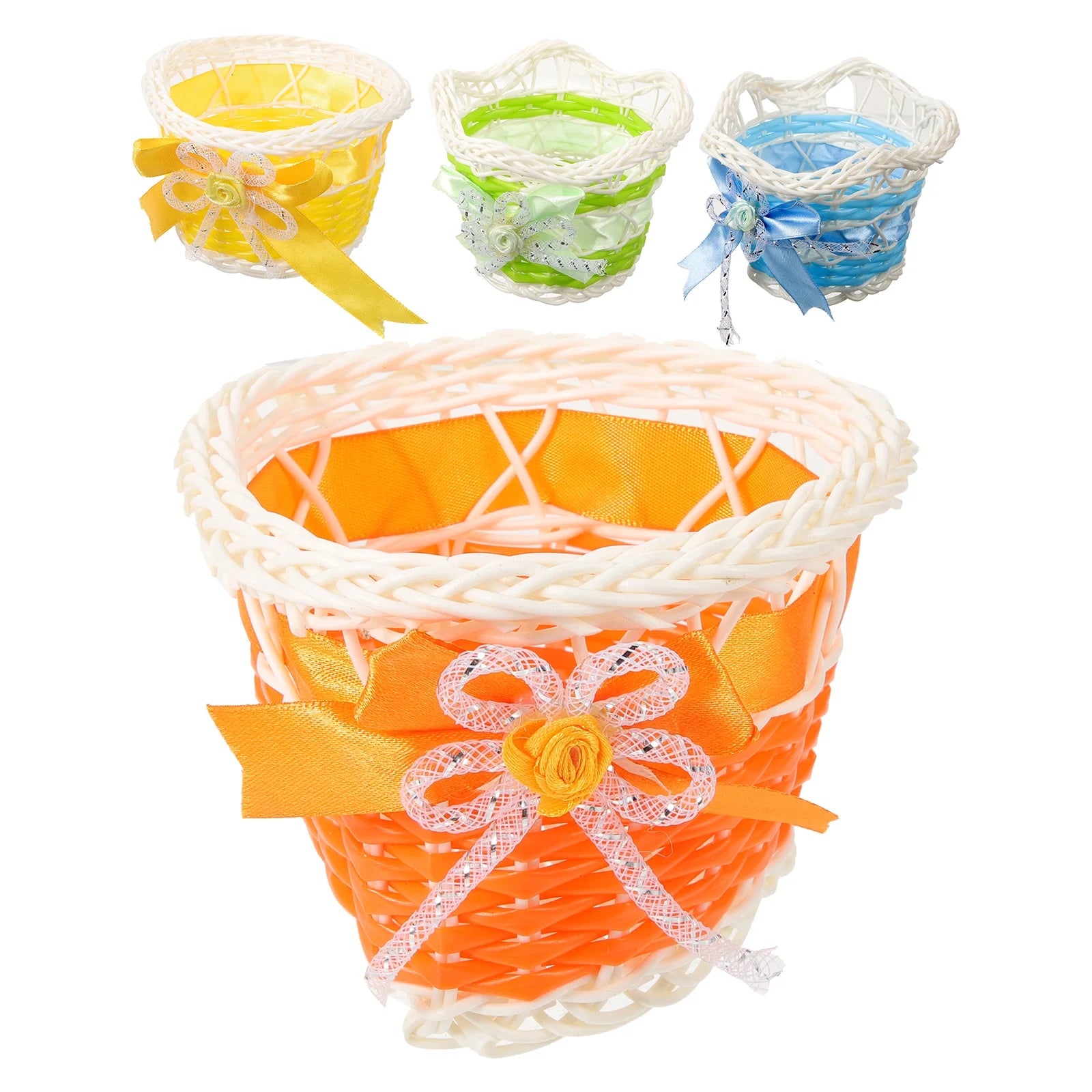 4 Pcs Rattan Flower Basket O33770