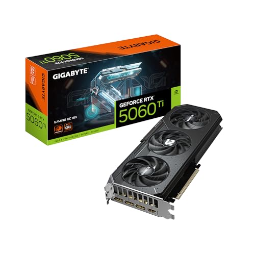 GeForce RTX 5060 Ti 16G Graphics Card, 16GB 128-bit GDDR7, PCIe 5.0 N8575