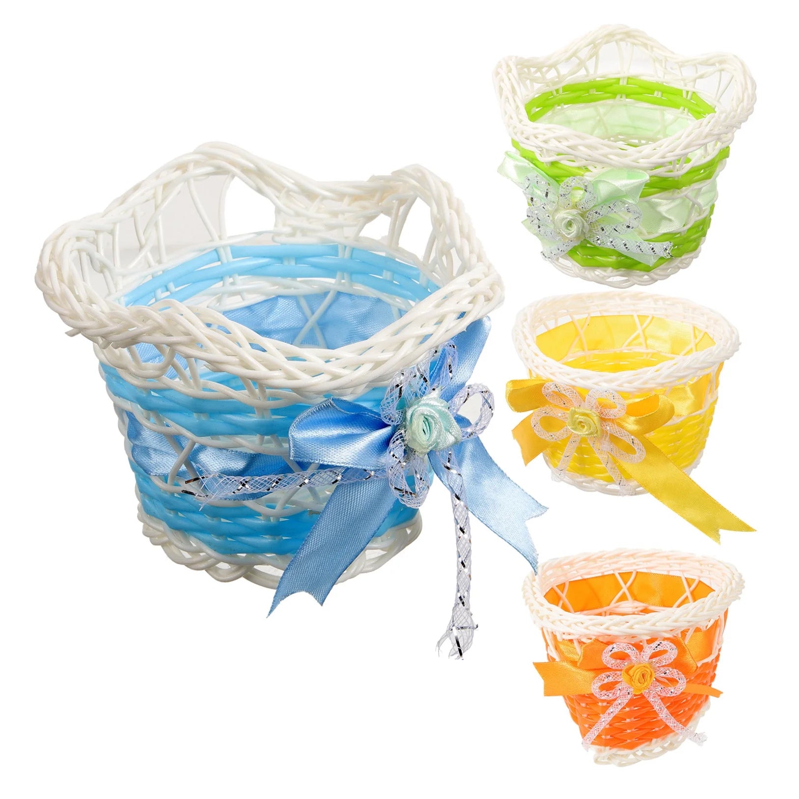 4 Pcs Rattan Flower Basket O33770