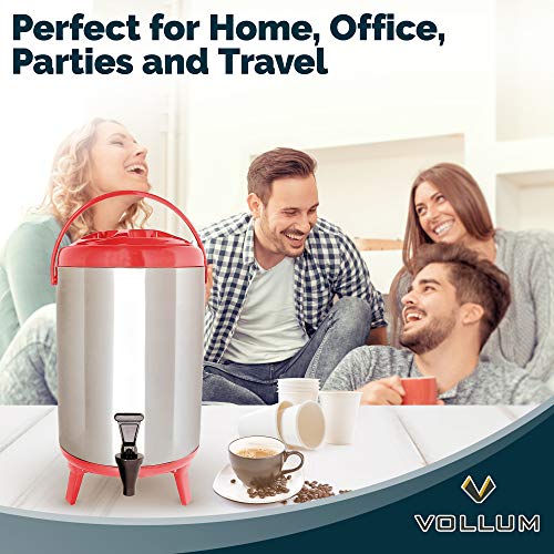 Stainless Steel Insulated Beverage Dispenser 10 Liter K3422