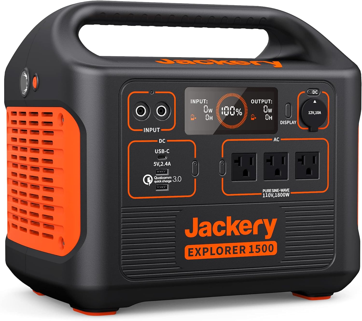 1534Wh Portable Generator with 3 AC Outlets I571
