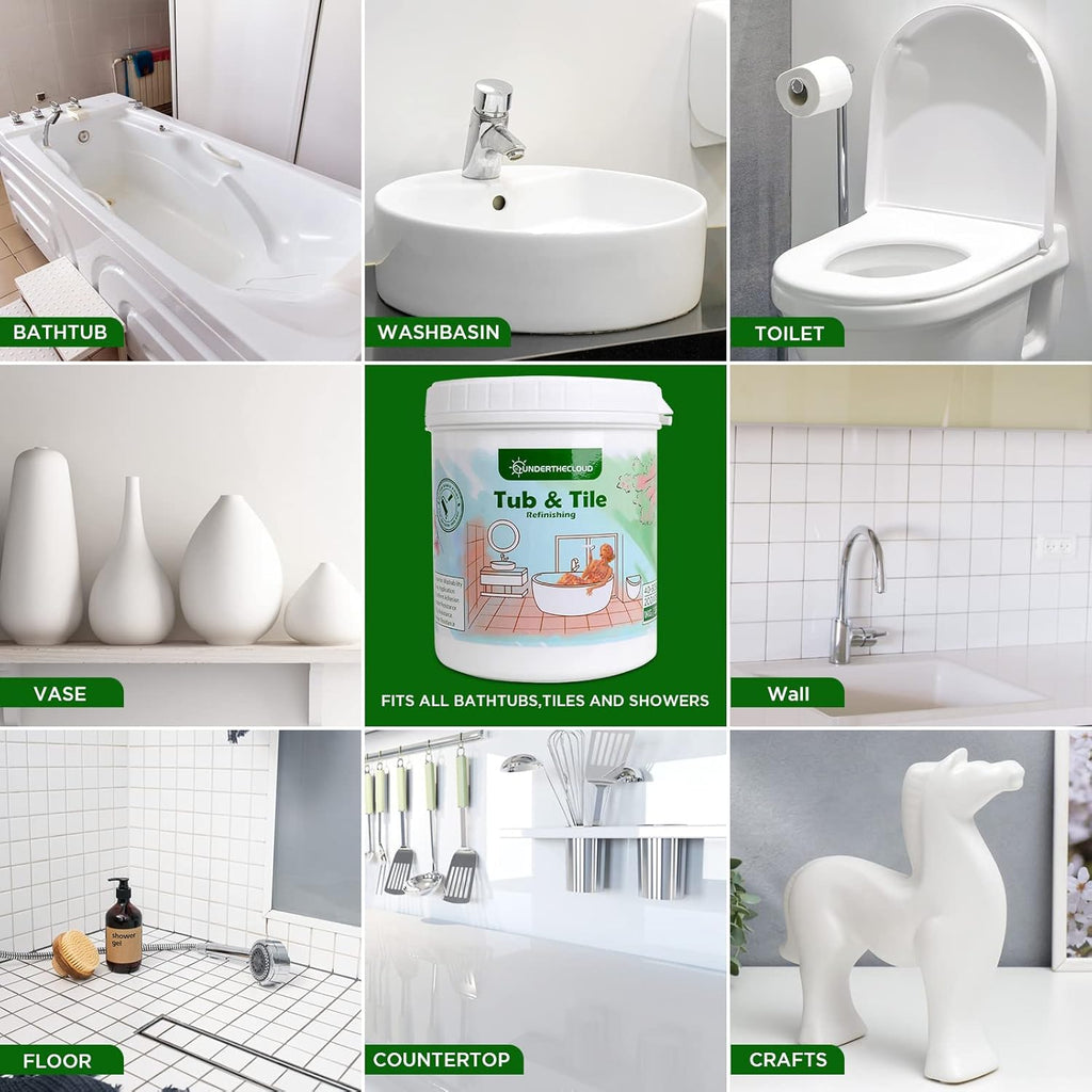 White 35 oz Tub and Tile Refinishing Kit Z263747