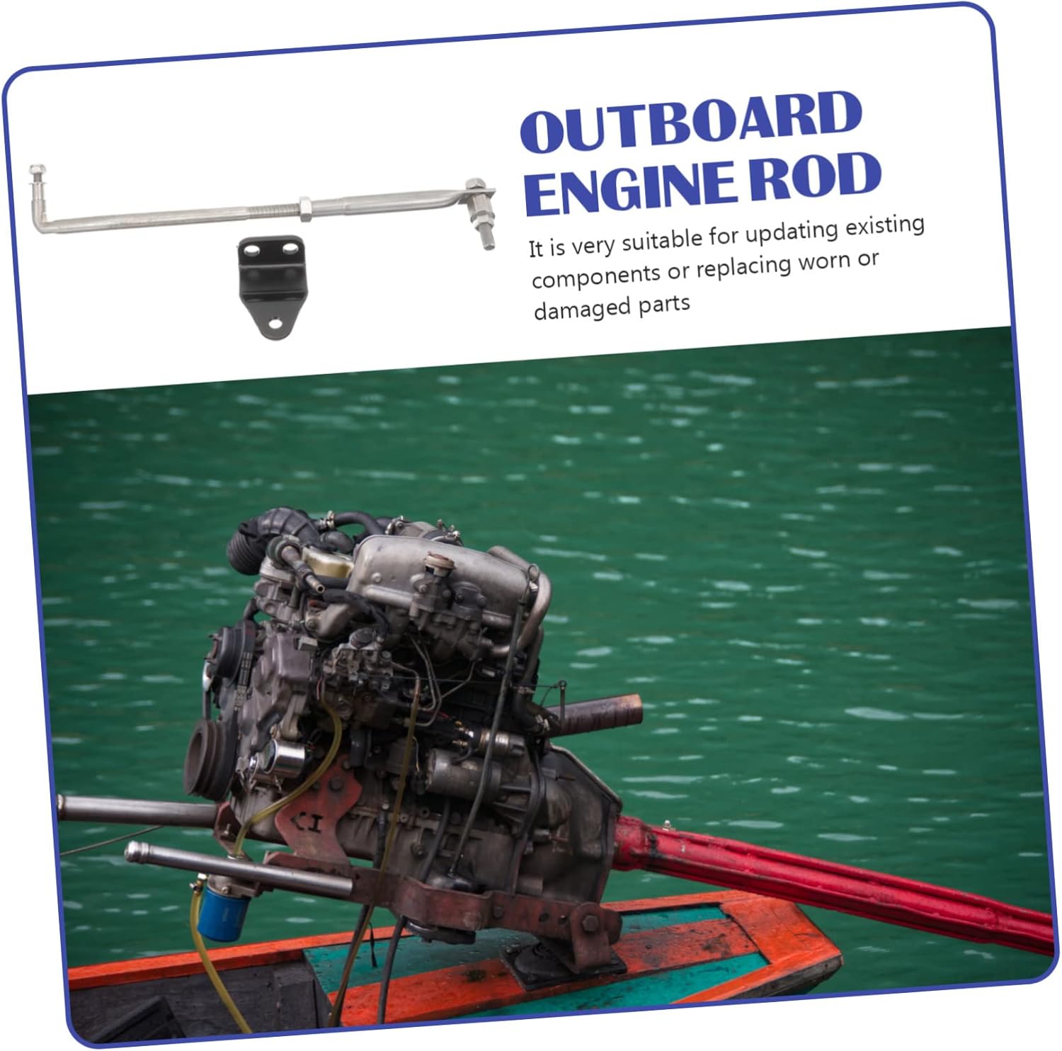 Stainless Steel Steering Lever for Marine Boat Outboard Motor U4965