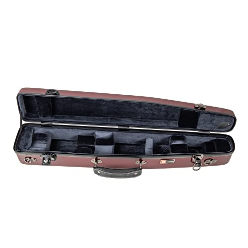 Fiberglass Alto Saxophone Case with Accessory Pocket and Removable Shoulder Straps Space Gray K8967