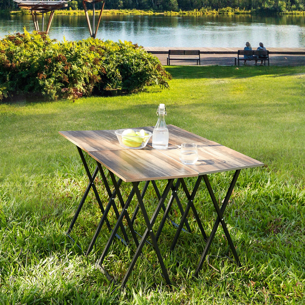 Set of 4 Folding TV Tray Tables C22809