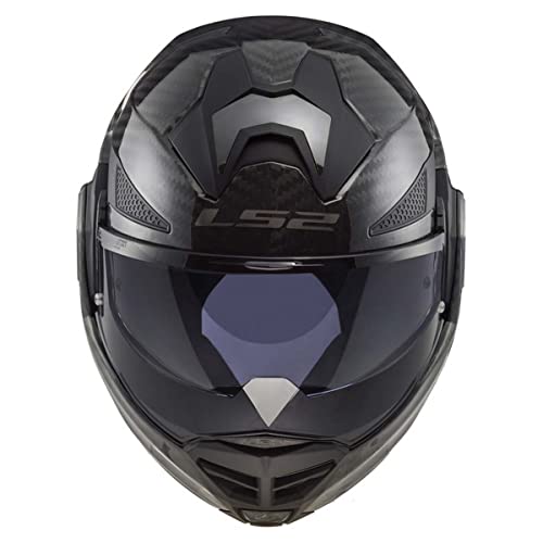 Matte Black Carbon Fiber Modular Helmet D9011