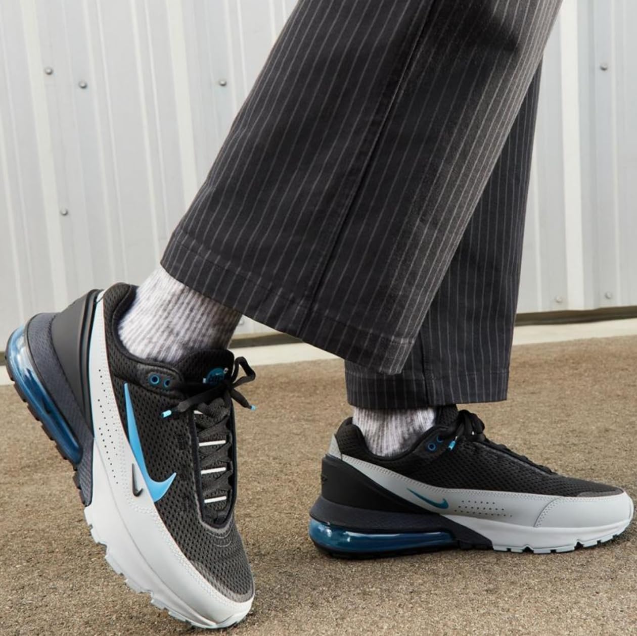 Black/Grey-Blue Air Max Pulse Sneakers I931