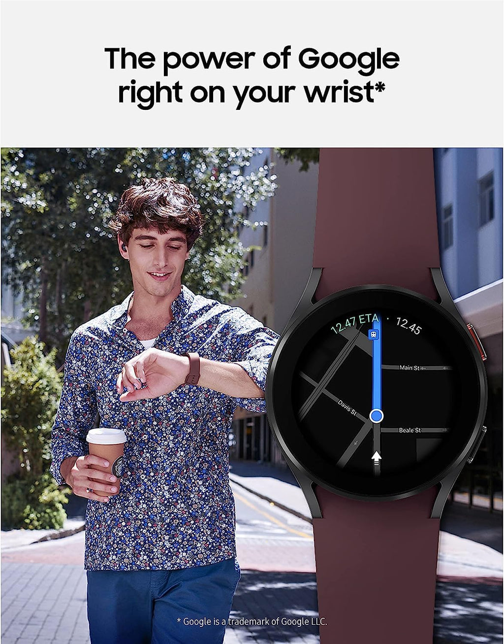 Black 46mm Smartwatch R537276