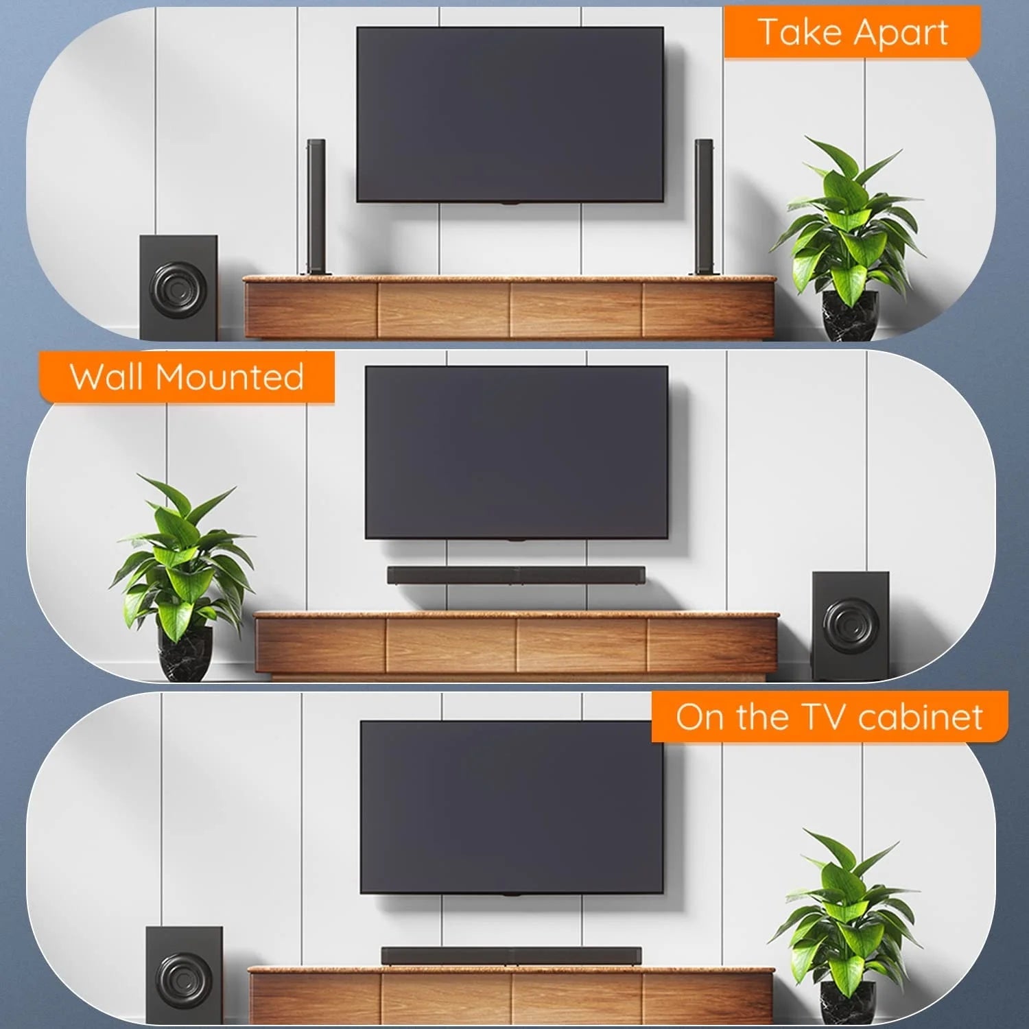 2.1 CH Separable Soundbar with Subwoofer F426