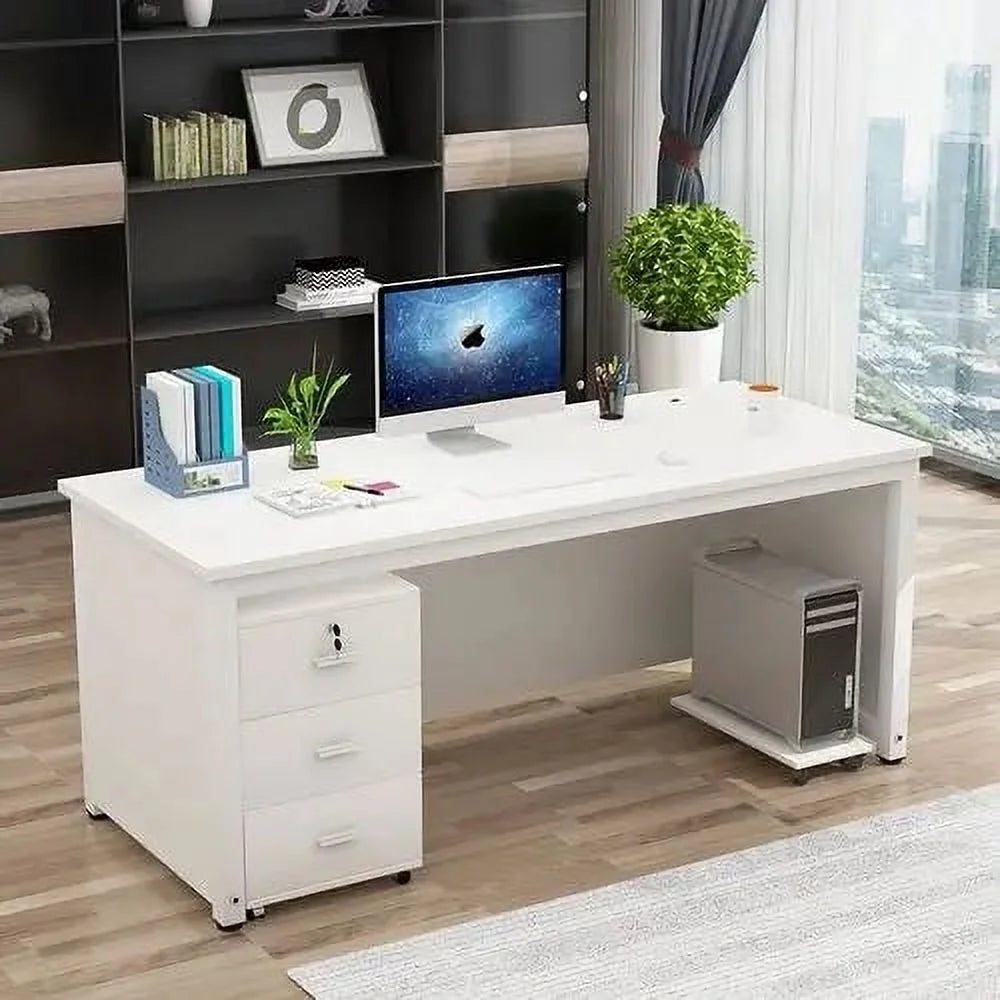 Monitor Desk with Drawers X28039