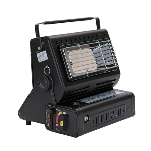 Mini Camp Tent Stove, 3 Heat Settings (Red) Z738