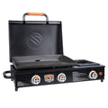 22 inch Black Flat Top BBQ Griddle S8155