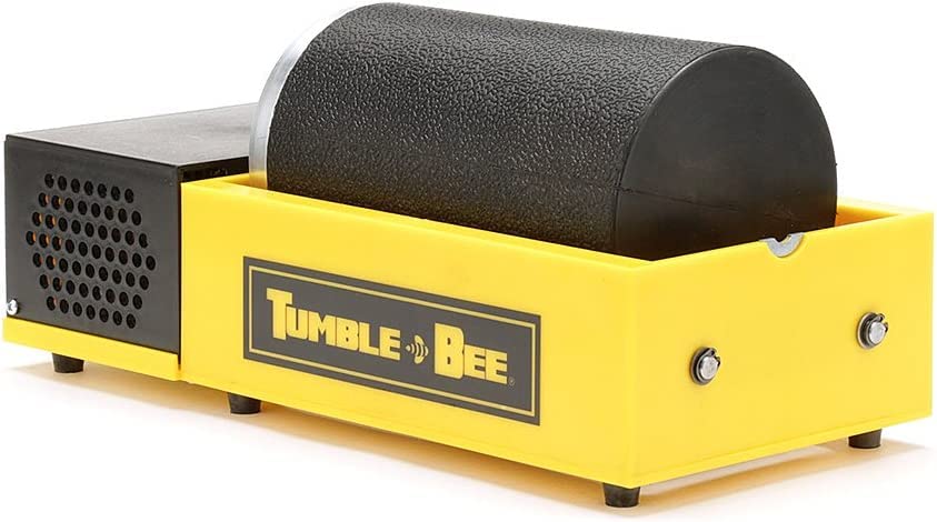 Rotary Rock Tumbler with 2X2LB Barrel Q573
