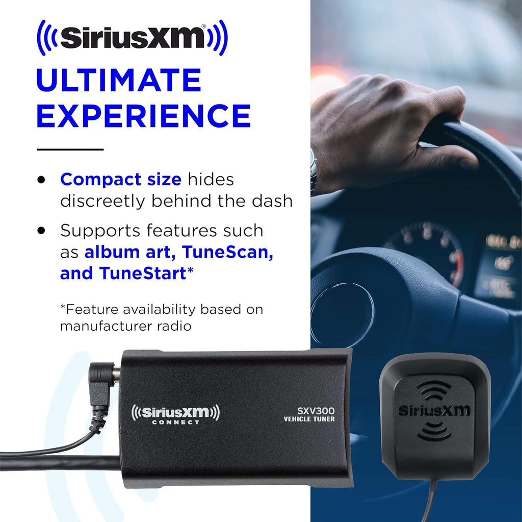 Black Satellite Radio Vehicle Tuner Pack of 2 A633