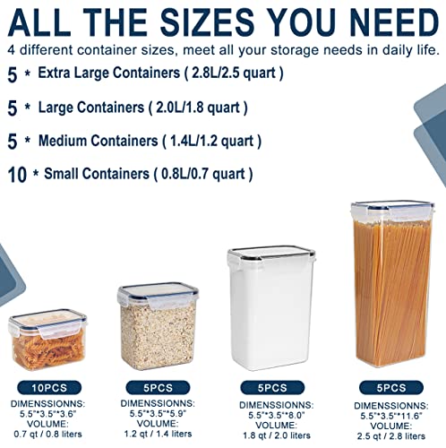 Airtight Food Storage Containers Set, BPA Free Plastic Storage Containers with Lids X1159