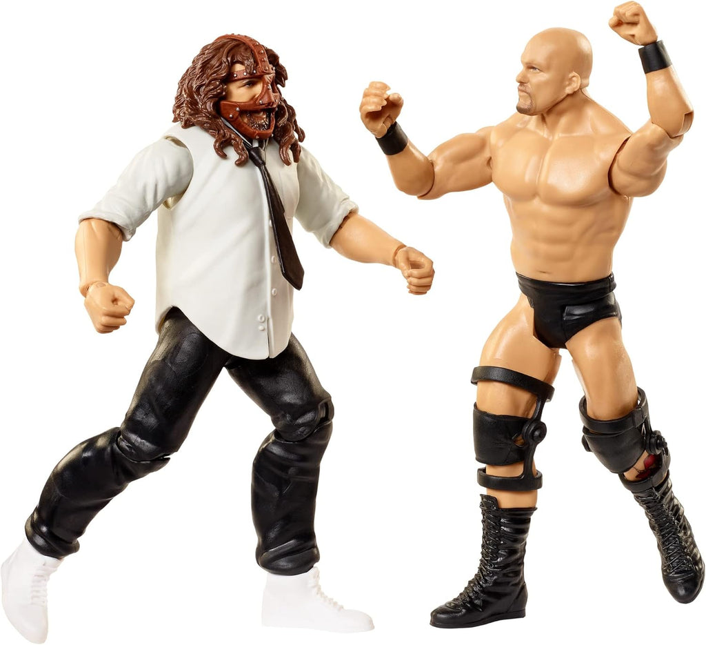 Stone Cold Steve Austin vs Mankind 2 Pack 6 in Action Figures C517876