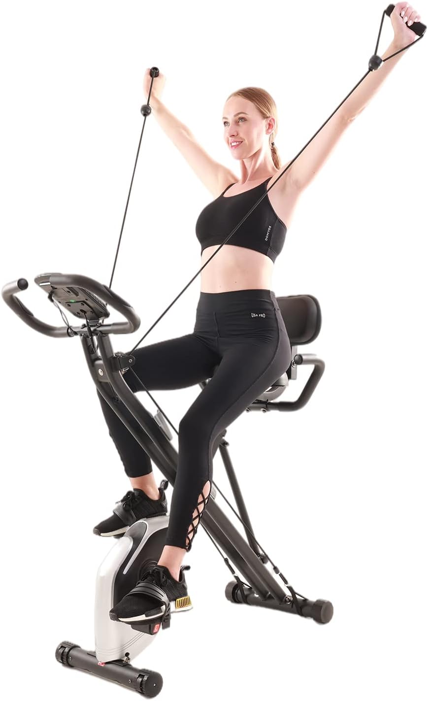 Foldable Magnetic Indoor Exercise Bike W568
