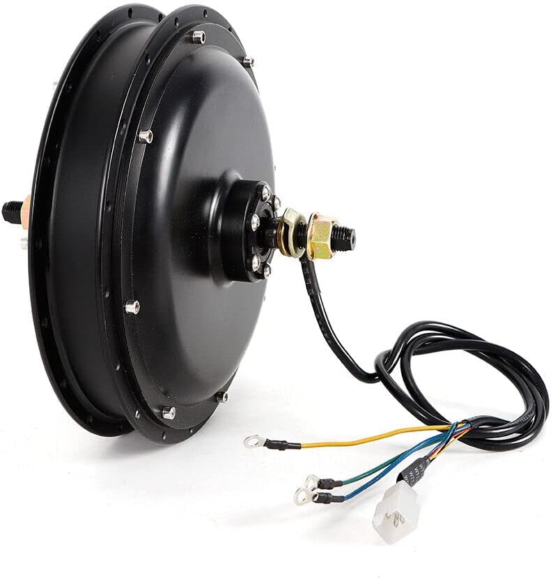 1500W 48V Brushless Gearless Hub Motor Rear Wheel Conversion Kit for 20-28" Bikes I657894