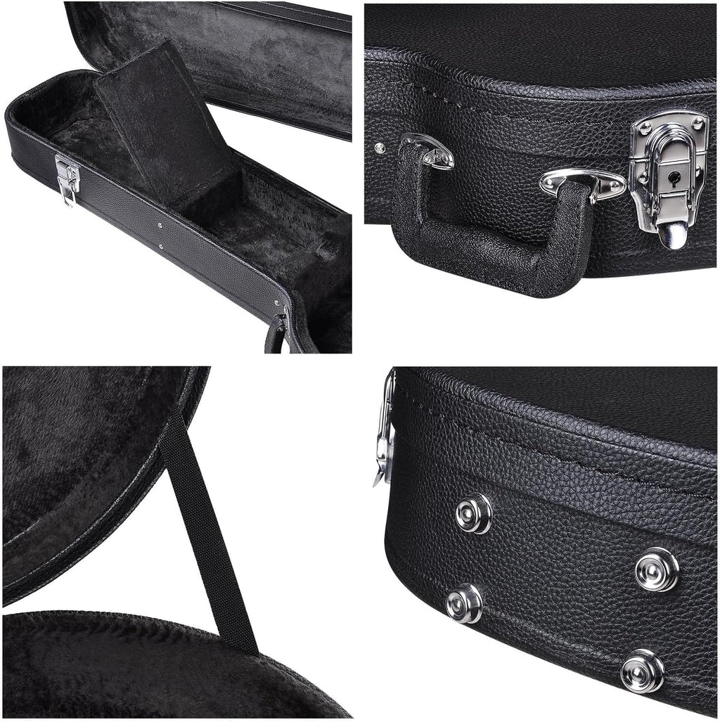 Black Lockable Electric Guitar Hard Case L423281