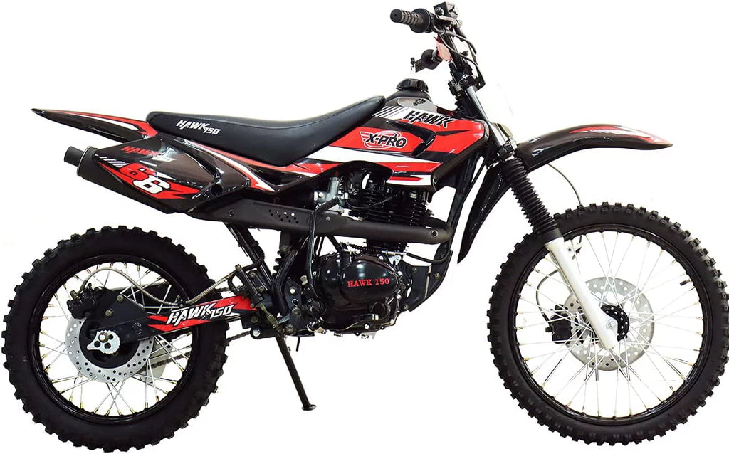 150cc Pit Dirt Bike with 5-Speed Manual Transmission, 19"/16" Wheels B800