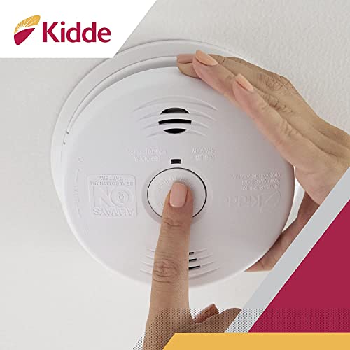 Hardwired Smoke & Carbon Monoxide Detector with 10-Year Battery Backup T23150