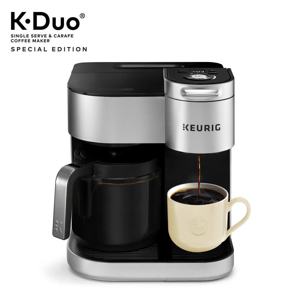 Silver Single Serve & Carafe Coffee Maker N978