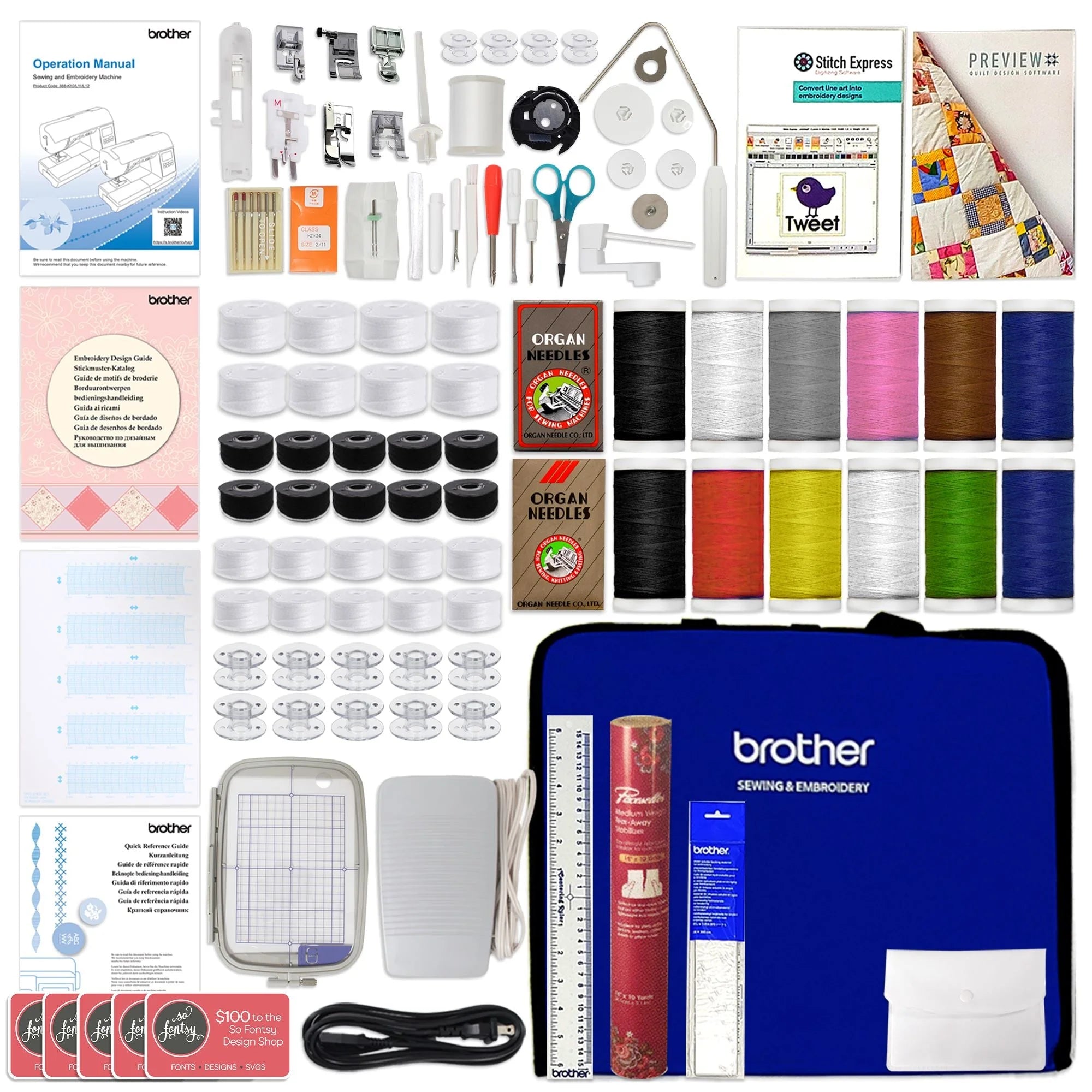 Embroidery & Sewing Machine M210850