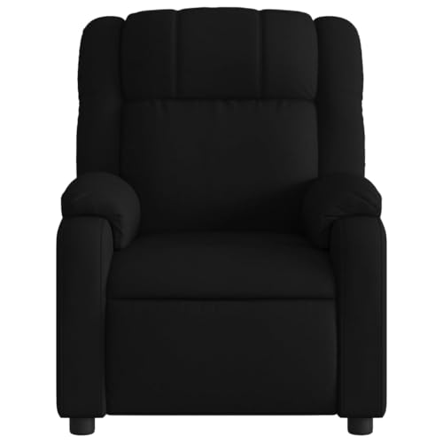 Black Fabric Massage Recliner Chair with 6Point Vibration Massage X968702