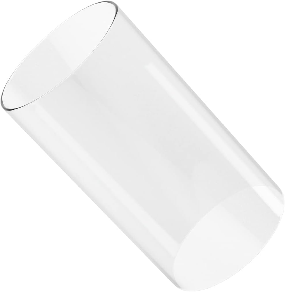 Clear Borosilicate Glass Candle Holder Diameter 6 Height 8 Z9393