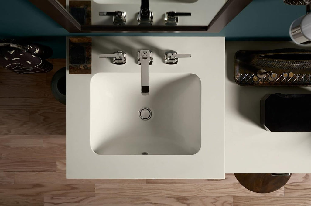 White Under-Mount Bathroom Sink K463344