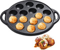 Non-Stick Cast Iron Aebleskiver Pan, 1.5" diameter Z38642