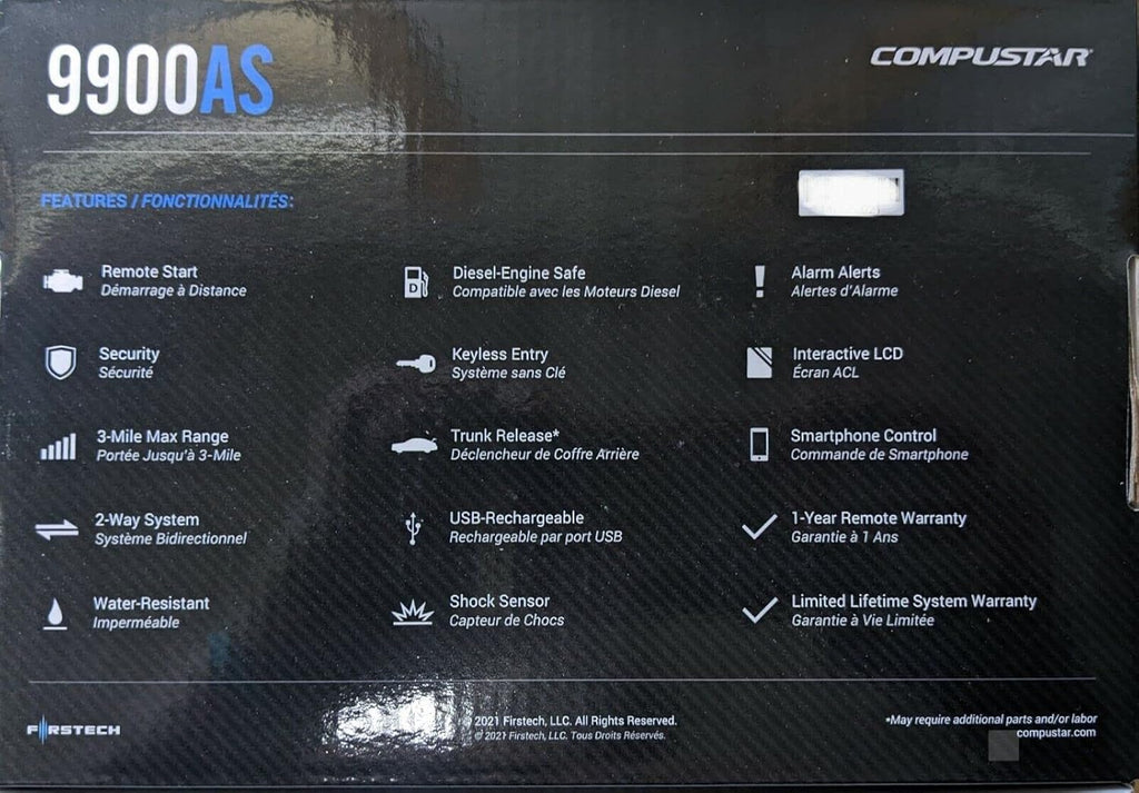 2 Way LCD Remote Start and Alarm System U113904