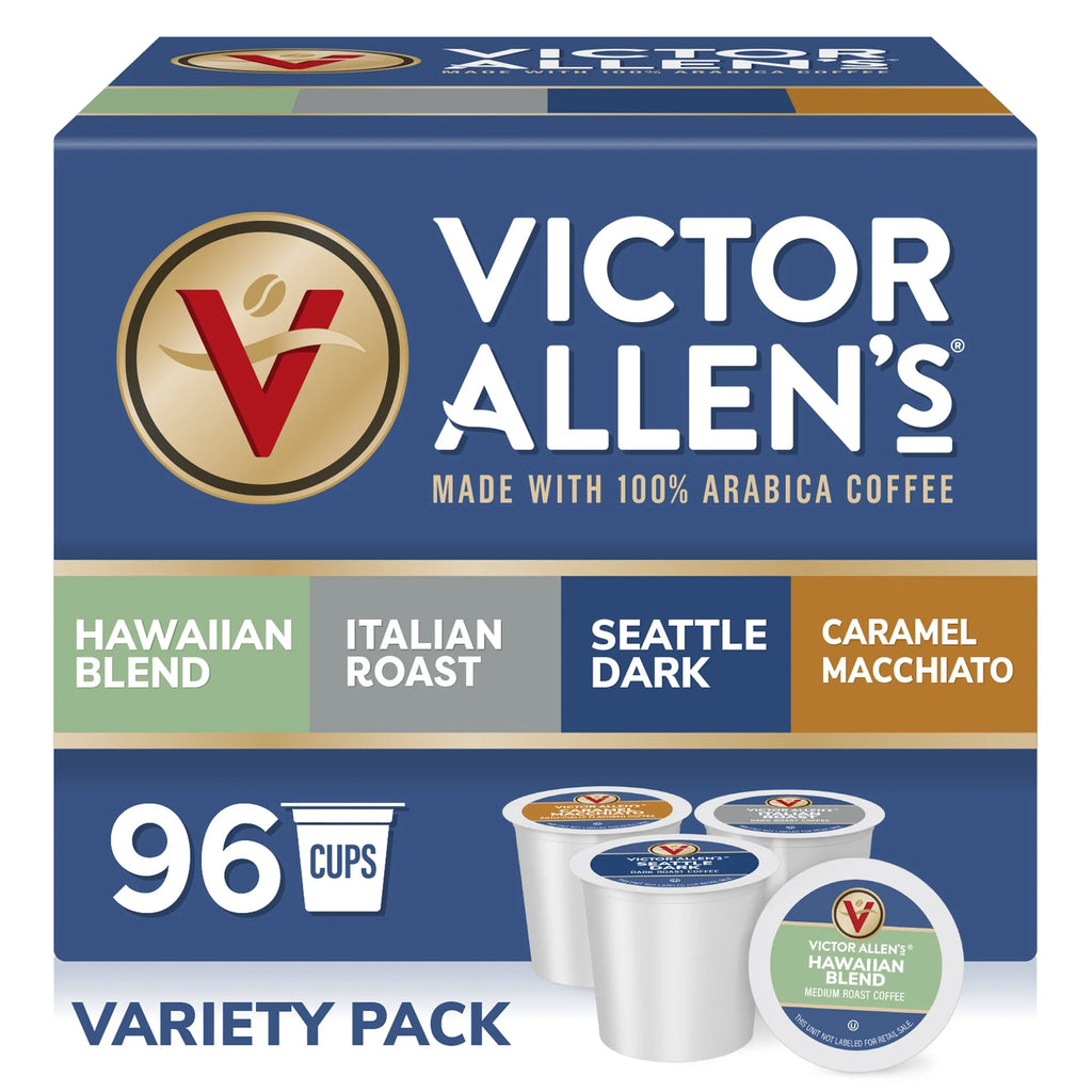 Medium-Dark Roast Coffee Variety Pack, 96 Count Single Serve Coffee Pods W952855