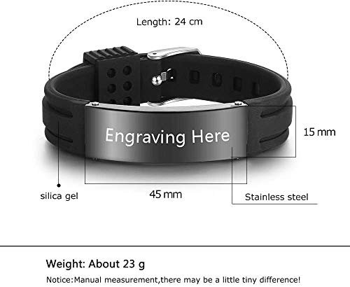 Silicone Medical Alert Bracelets I190047