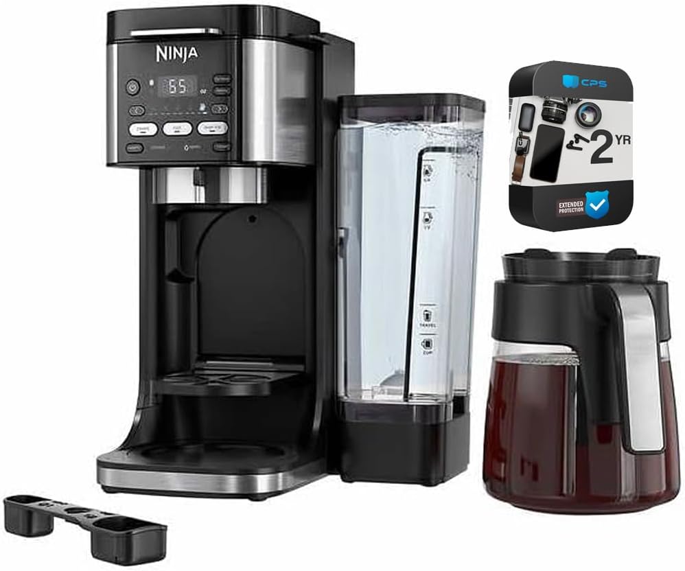 Black DualBrew Hot & Iced Coffee Maker Bundle with 2 YR CPS Enhanced Protection Pack L94734